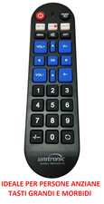 TELECOMANDO UNIVERSALE SEMPLIFICATO PER SAMSUNG-LG-SONY-PHILIPS E PANASONIC