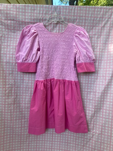 Abito ganni cotone rosa - cotone, con
