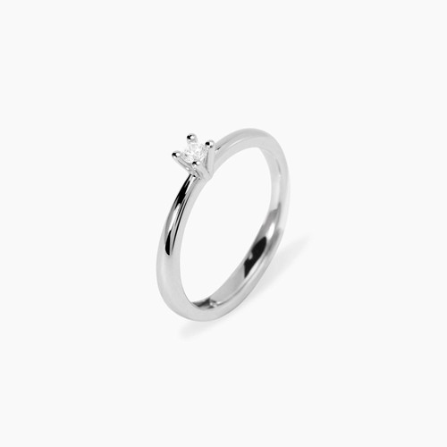 Anello donna solitario mabina - anello,