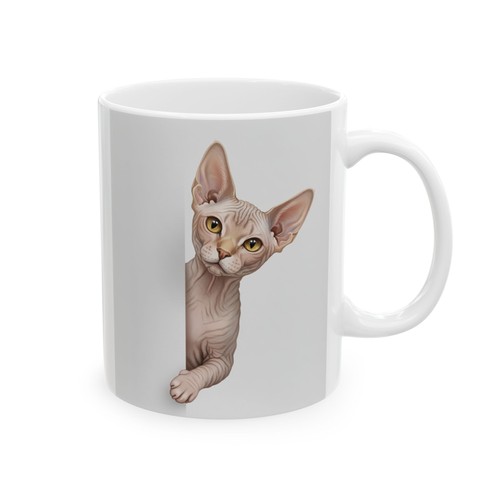 Don sphynx gatto che sbircia - sphynx,