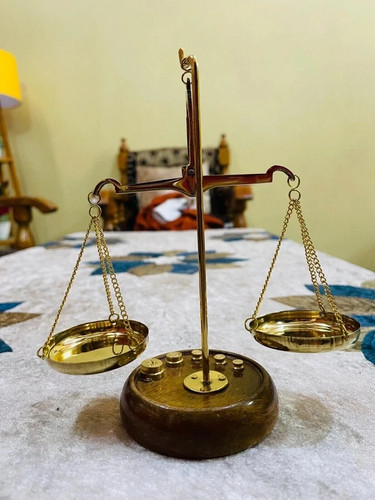 Antica bilancia ottone - antica,