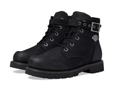 Stivali Harley-Davidson Z10917 da uomo in pelle nera Westmont con cinturino 5" misura 10,5 M