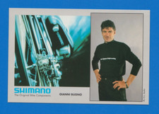 CYCLISME carte cycliste GIANNI BUGNO pub SHIMANO