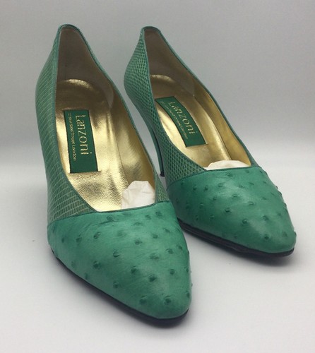 Scarpe corte vintage struzzo
