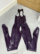 Libidex - Tuta gatto Esmerelda in lattice e gomma - donna - viola - piccola