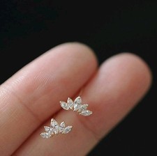 Orecchini punto luce argento 925 placcati oro 