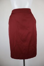 MAX MARA GONNA A TUBINO DONNA WOMAN SKIRT Tg. 42 CASUAL VINTAGE LANA WOOL LOGO