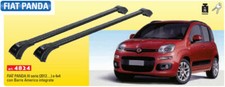 BARRE PORTATUTTO PORTAPACCHI PREMONTATE GEV 4824 FIAT PANDA SERIE III 2012>