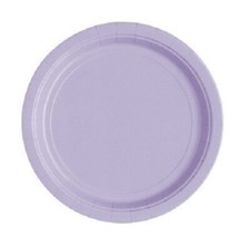 12 PIATTI CARTA LILLA 18 CM festa party eventi bimbi animazione evento