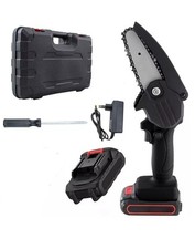 Mini Motosega a Batteria 48V Ricaricabile Una Batteria Lama 4 Pollici Come Nuova