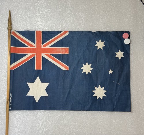 Vintage flag australia - vintage, of