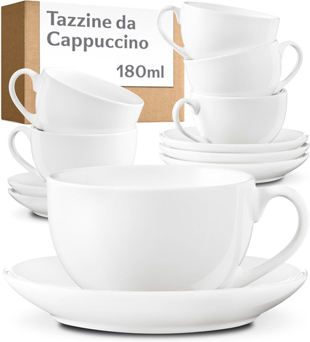 Set tazzine caffè pezzi - 6,