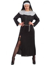 Vestito carnevale suora adulto - vestito,