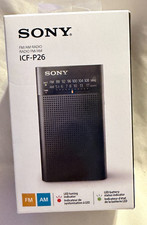 Sony ICFP26 Radio AM/FM portatile - NUOVO in scatola aperta