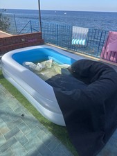 Piscina Rettangulare Gonfiabile per Bambino - Blu