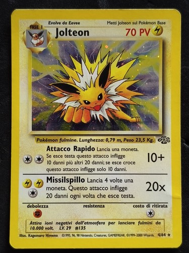 Pokemon jolteon holo - jolteon,