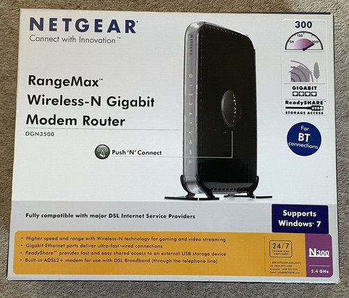 Netgear dgn3500 rangemax - netgear,