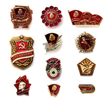 Vintage Set ВЛКСМ Spilla