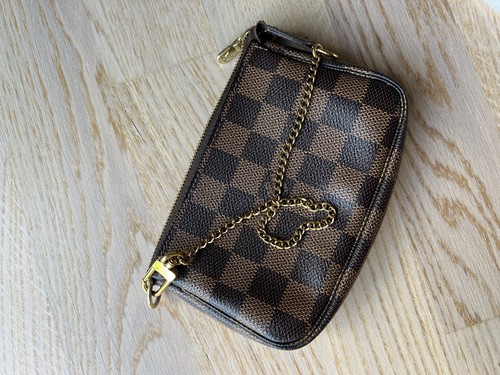 Mini pochette damier louis - damier,