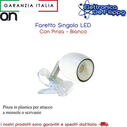 Kikiled bianco faretto singolo - faretto,