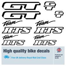 Adesivi bici GT Team RTS con