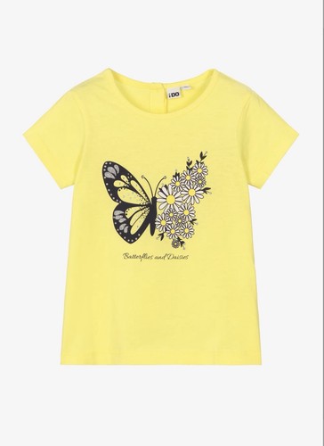 Shirt ido gialla farfalla - t-shirt,