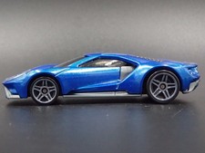 2017-2022 Ford Gt Supercar Blu 1:64 Scala da Collezione Diorama Modellino Auto,