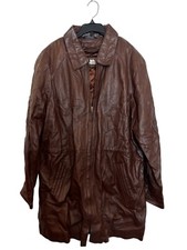 Giacca lunga in vera pelle