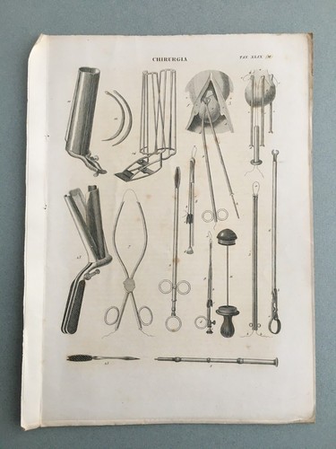 Incisione 1843 attrezzi - incisione,