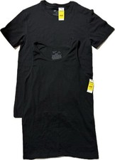 Canotta e girocollo uomo Hanes Small nera elasticizzata NUOVA senza confezione