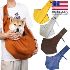 Borsa a tracolla traspirante cane gatto pieghevole per animali domestici, grande capacità transfrontaliera