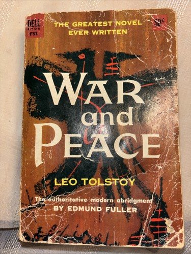 War and peace book paperback - book,