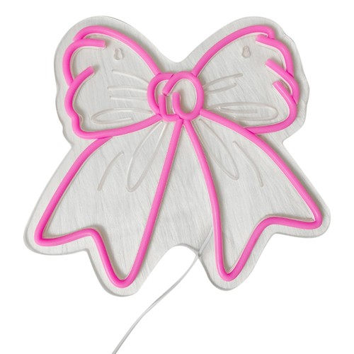 Insegna neon con rosa - ,