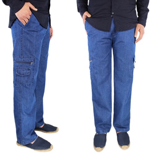 Jeans uomo comodo pantalone - comodo,