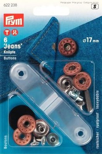 Bottone jeans senza cucitura - bottone,