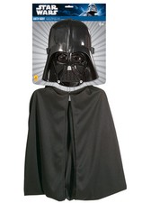 Star Wars The Clone Darth Vader Bambini Maschera + Cape Costume Carnevale Nuovo