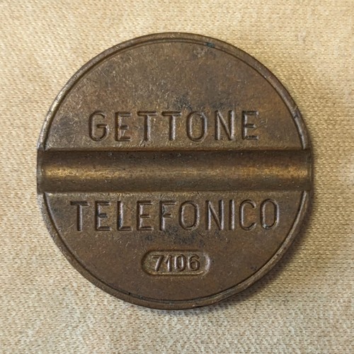 Gettone telefonico 7106 senza - telefonico,