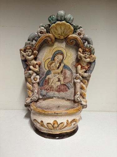 Acquasantiera parete in - acquasantiera,