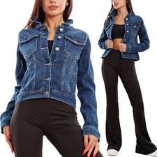 Giacca donna jeans giubbotto