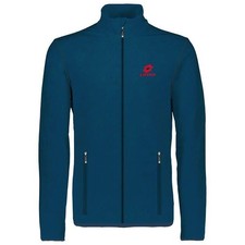 Felpa full zip in pile da uomo