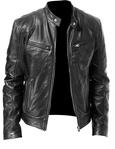 Giacca pelle biker cafe racer - biker,