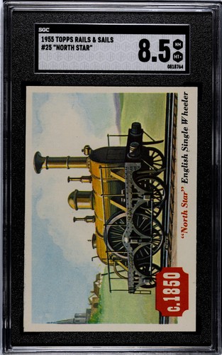 1955 topps rails and sails - topps,