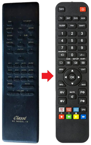 Telecomando adatto per classe - telecomando,