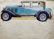 Acquerello Auto D'Epoca