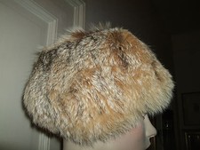 CAPPELLO COLBACCO HAT HUT PELLICCIA FUR PELZ LINCE 1940 NO CITES 58 VINTAGE LYNX
