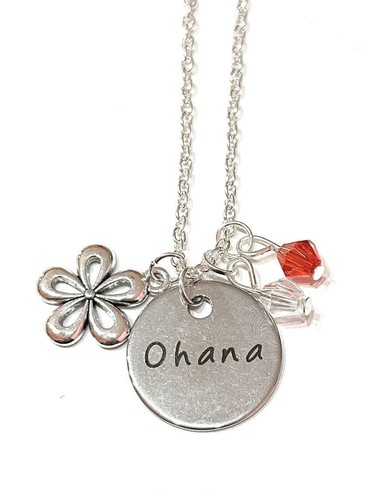 Stitch collana incisione ohana - incisione,