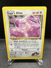 Koga's Ditto Holo Rara Sfida