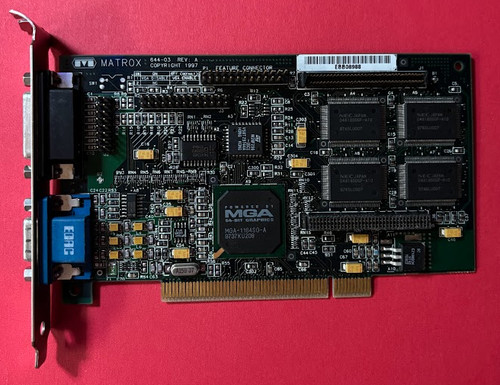 Scheda video matrox mystique - scheda,