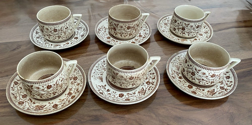 Sarreguemines tasses a - u&c, 6
