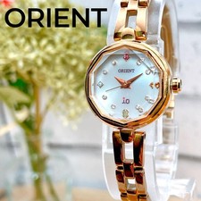 Orologio Orient Solare Dolce Gioielli Donna Acciaio Inox Tono Oro Rosa